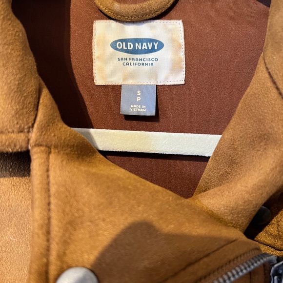 Old navy size small brown polyester jacket… - Picture 3 of 8